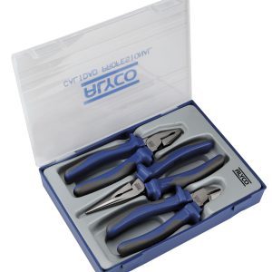 JGO. 3 ALICATES ALTA POTENCIA C/PLÁSTICO