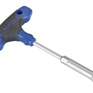 MANGO EN T CON VASO HEXAG LARGO 8 MM