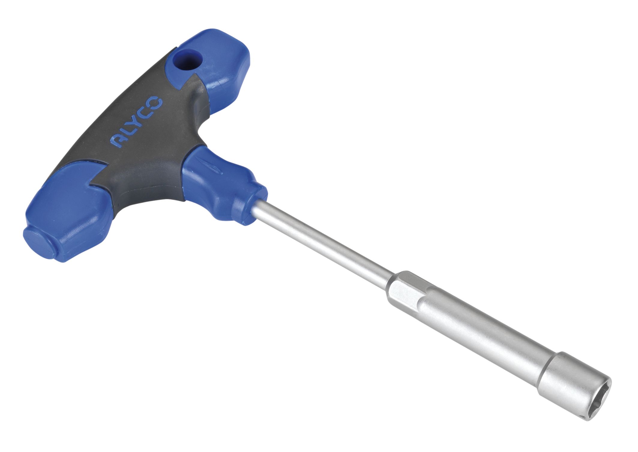 MANGO EN T CON VASO HEXAG LARGO 8 MM