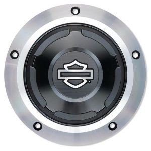 Medallón Tapa de Embrague Derby Cover Harley-Davidson® Colección Switchback – Anodizado Transparente – Touring y Trike