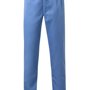 Pantalón en tejido sarga cierre botón y cremallera con cinturilla elástica 336 Velilla