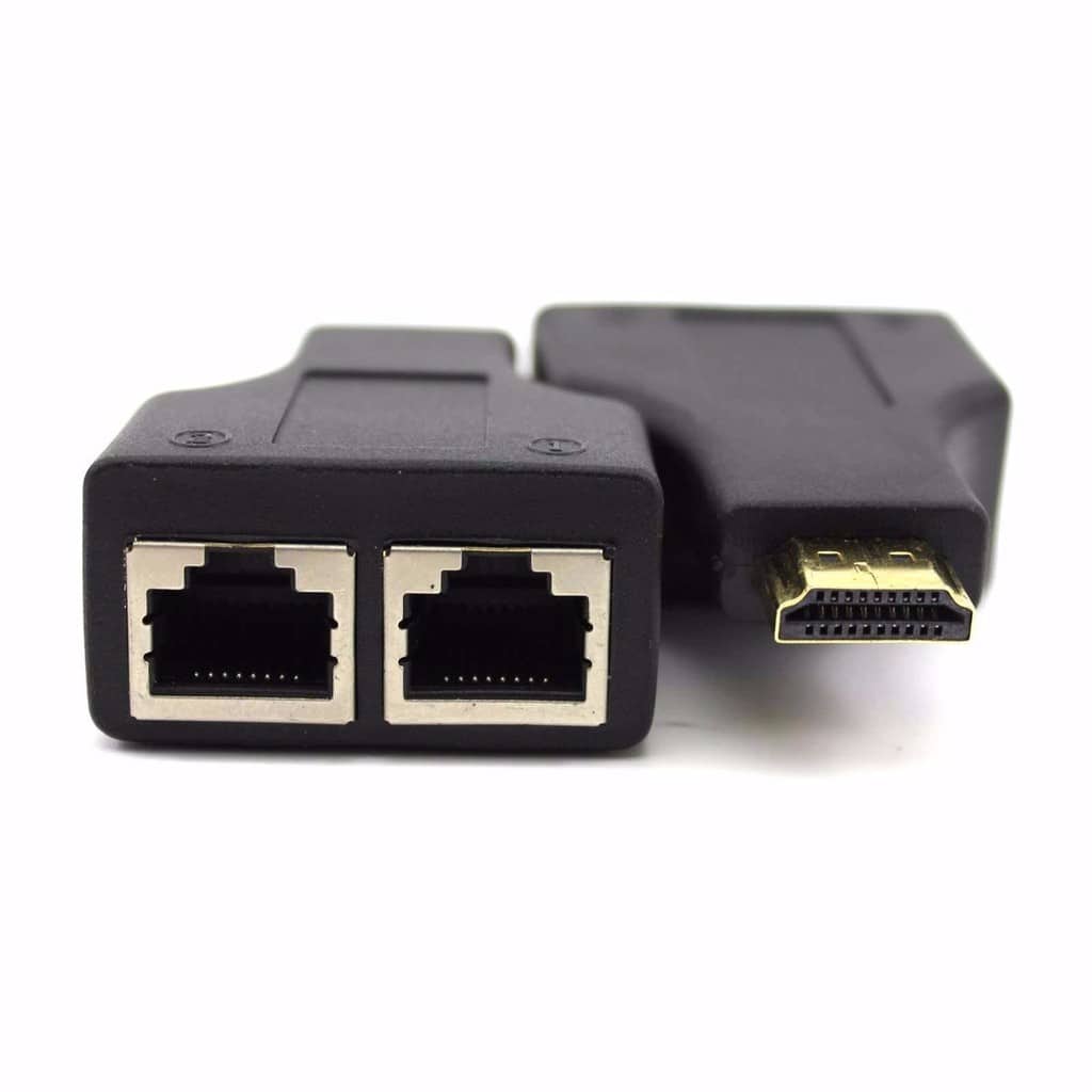 Cable Extender Extensor De Hdmi 30mts Full Hd Utp Cat 5 6 - Imagen 2