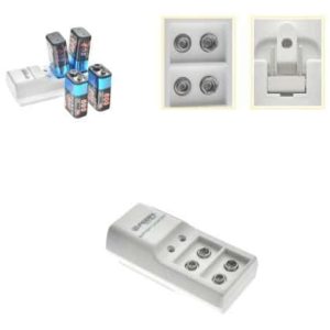 Cargador De Bateria 9v Recargables Indicador Led Proteccion