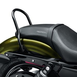 Arco de respaldo del asiento trasero de perfil bajo con barra redonda – Negro brillante