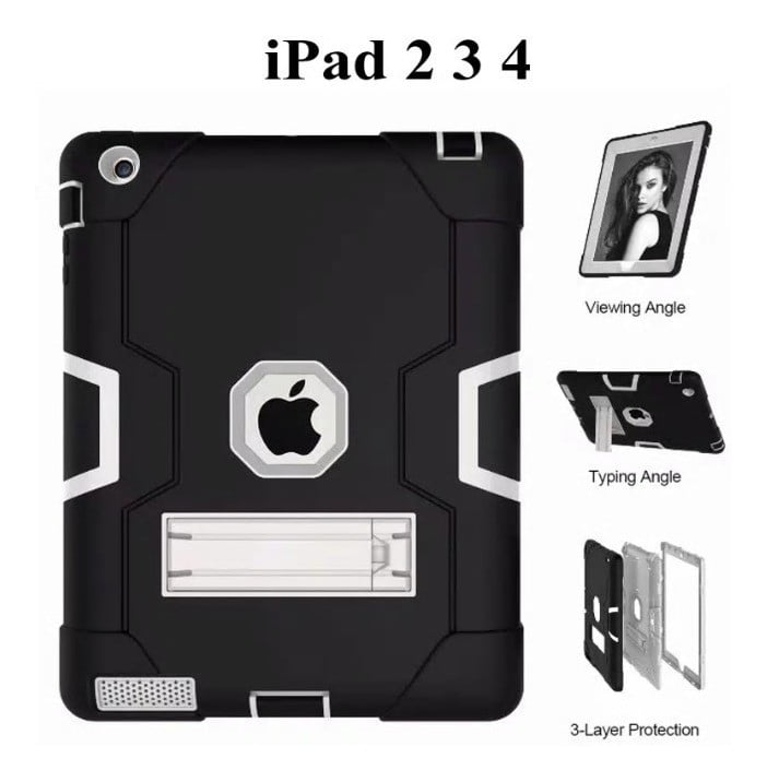 Estuche iPad 2 iPad 3 iPad 4 Anti Golpes Resistente 9.7 - Imagen 3