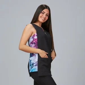 Blusa entallada cremallera TIACA 600057 Garys
