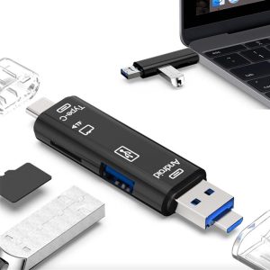 Lector de Tarjetas Micro Sd Usb 3.0 Usb C  Micro Usb Otg