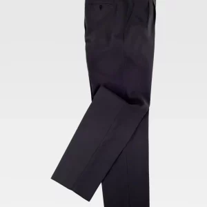PANTALÓN recto de vestir para hombre con pinzas B9014 WORKTEAM
