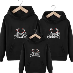 Buzo, Hoodie Merry Christmas Familiares Navideños x3