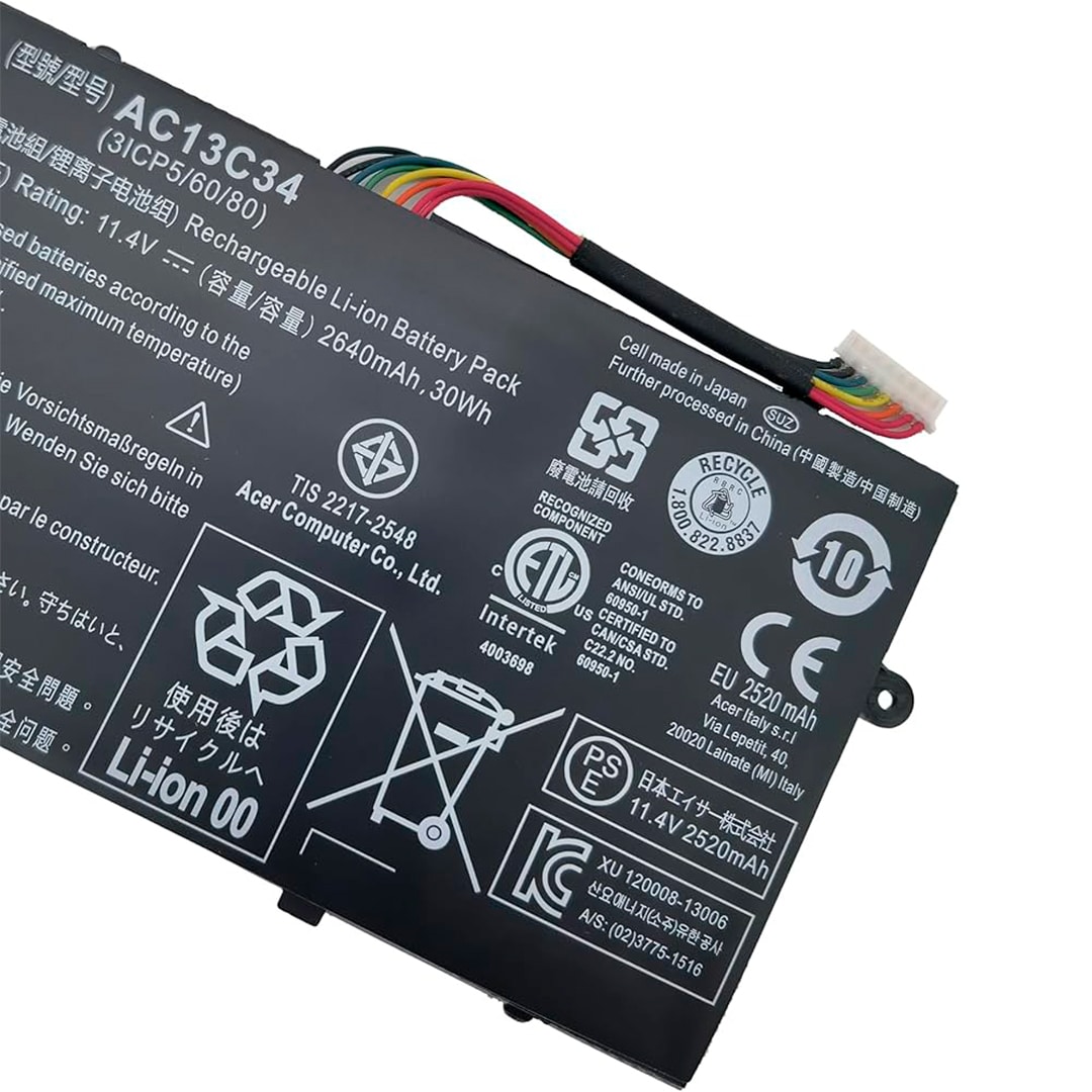 Bateria Acer Aspire AC13C34 V5-122P-0408 V5-122P-0467 ES1-111M MS2377 E3-112 E3-111-C9NY - Imagen 4