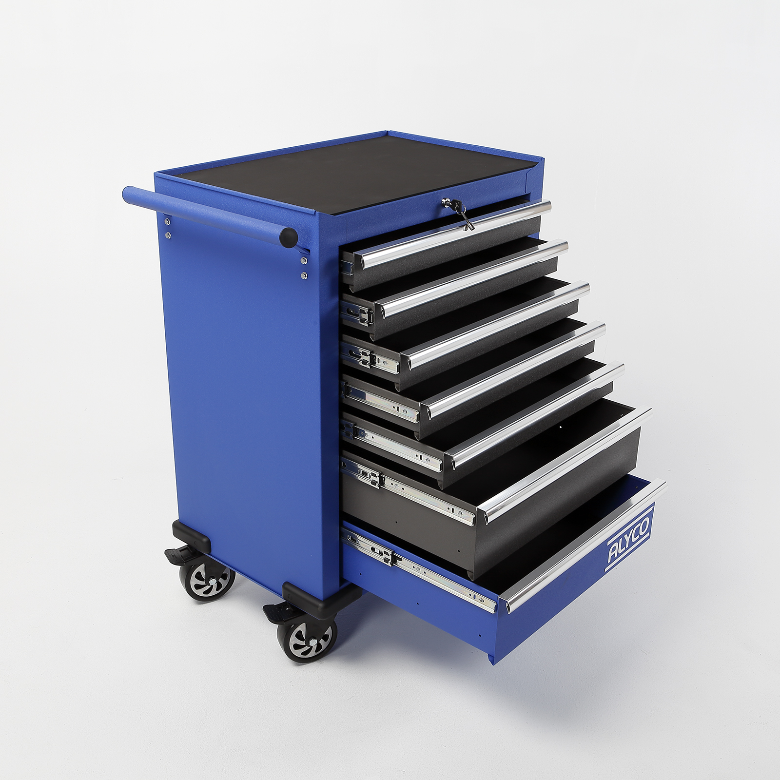 CARRO 7 CAJONES CON COMPOSICION MEDIANA HERRAMIENTAS ALYCO - Imagen 2