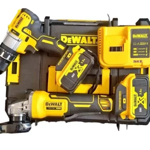 Combo taladro percutor 1/2 + pulidora 4 1/2 68v inalámbricos Tipo Dewalt