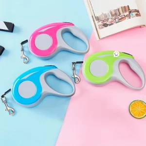 Correa retráctil 5M para mascotas resistente 14kg