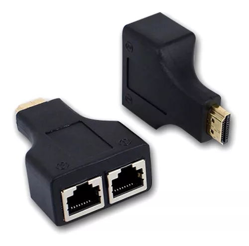 Cable Extender Extensor De Hdmi 30mts Full Hd Utp Cat 5 6 - Imagen 4