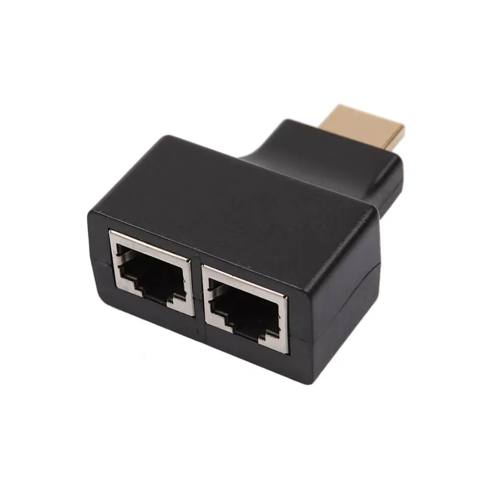 Cable Extender Extensor De Hdmi 30mts Full Hd Utp Cat 5 6 - Imagen 5