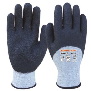 GUANTE GLFK-5 ANTICORTE RUBBER 5 SAFETOP