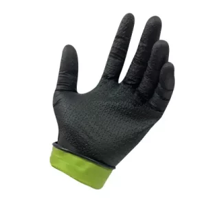 Guante bicapa zig zag – LA VESTIA – Negro – 50 uds. – T-L