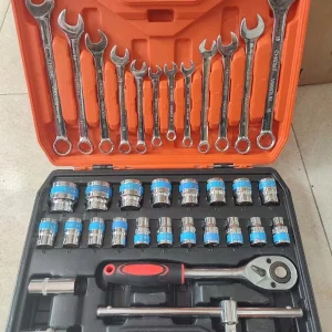 Juego de copas/rache llaves 37 piezas ideal para mecánica