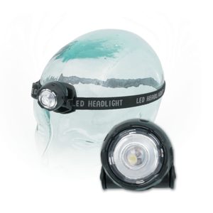 LINTERNA FRONTAL CROSSNAR DE 1 LED CON CLIP 53312