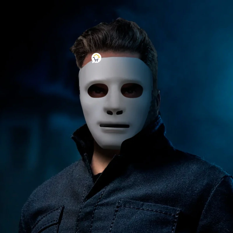 Máscara asesino sin rostro y expresión - Imagen 2