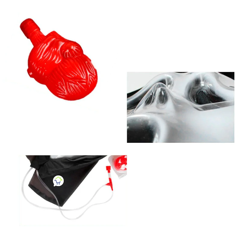 Mascara esqueleto asesino con sangre - Imagen 4