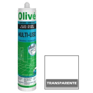 OLIVE SILICONA MULTIUSO TRANSPARENTE 300ML