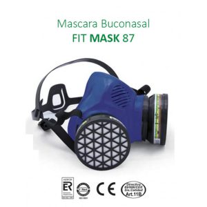 SEMIMASCARA SIBOL FIT MASK 87 DOBLE FILTRO