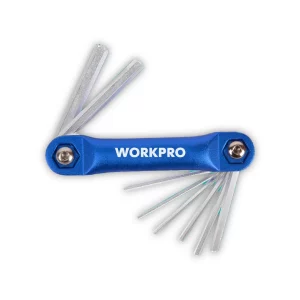 WORKPRO JUEGO LLAVES ALLEN 9 piezas SAE aluminio