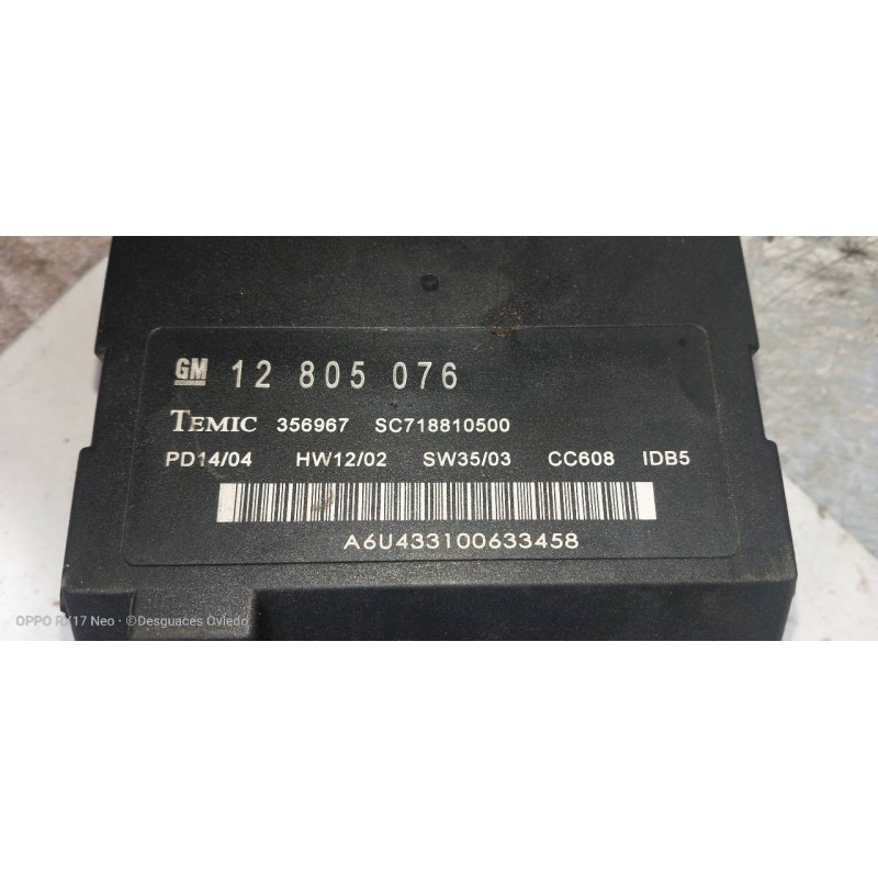 CAJA RELES / FUSIBLES 518820022 12798346 12805076 - Imagen 4