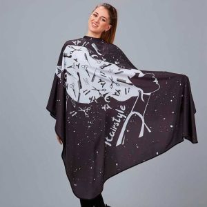 Capa Profesional De Corte Peluquerías Estampada Hairstyle