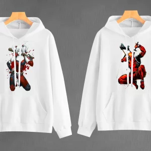 Buzo saco hoodies parejas Deadpool
