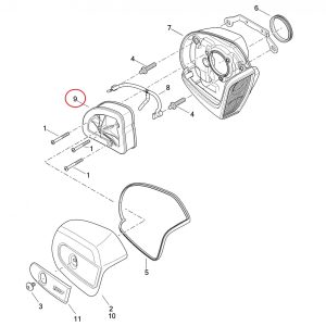 Elemento filtrante del filtro de aire Harley-Davidson® del equipamiento original – Touring y Trike