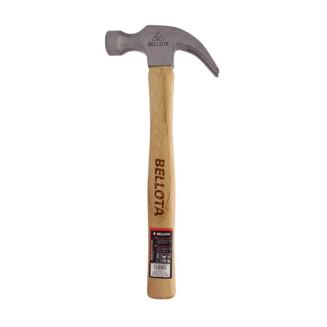 Martillo Octagonal BELLOTA 7OHAMC16 Mango Madera 16 Oz
