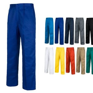 Pantalón de Trabajo Recto Cintura Elástica