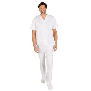 Conjunto Pijama Sanidad Sarga Casaca + Pantalón Con Elástico