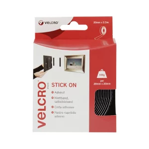 VELCRO*Velcro Uso General Adhesivo 20mm X 2’5 mts. Negro